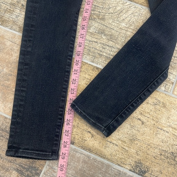 Frame Jagger True Skinny Black Denim Jeans Size 29 - Picture 9 of 9